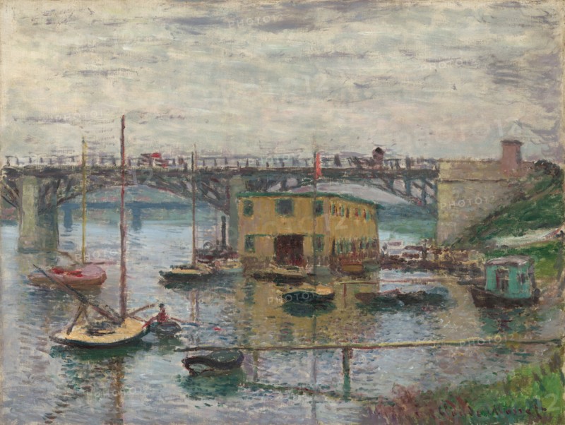 Bridge at Argenteuil on a Gray Day