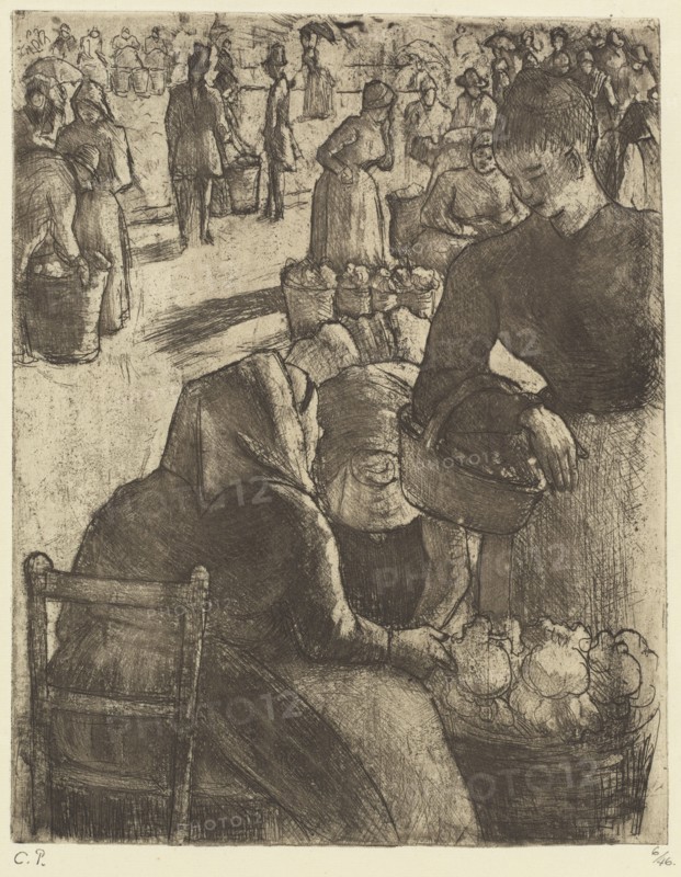 Vegetable Market at Pontoise