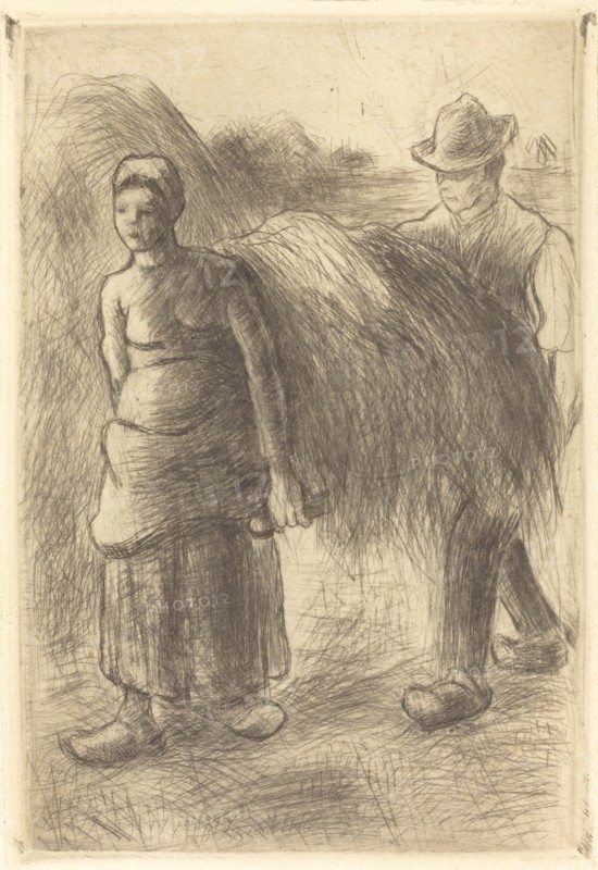 Peasants Carrying Hay