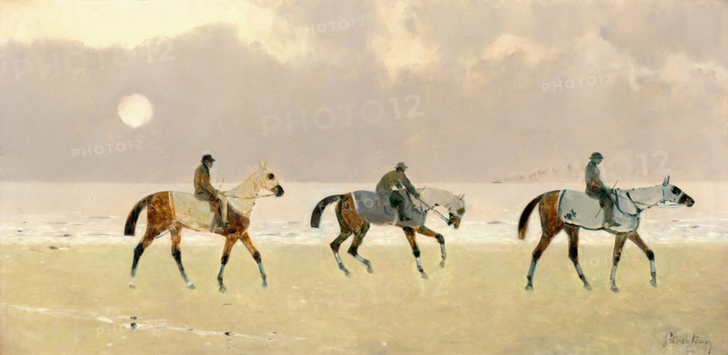 Riders on the Beach at Dieppe
