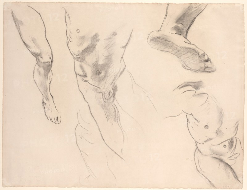 Figure Studies of a Nude Youth