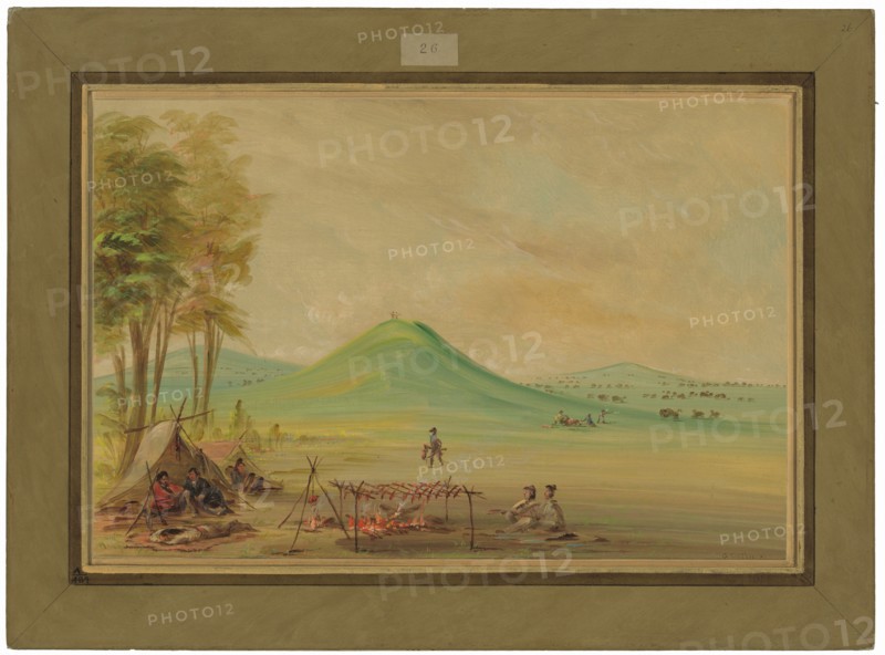 Expedition Encamped on a Texas Prairie. April 1686