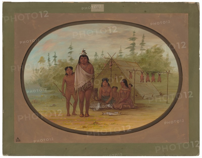 A Flathead Chief with His Family