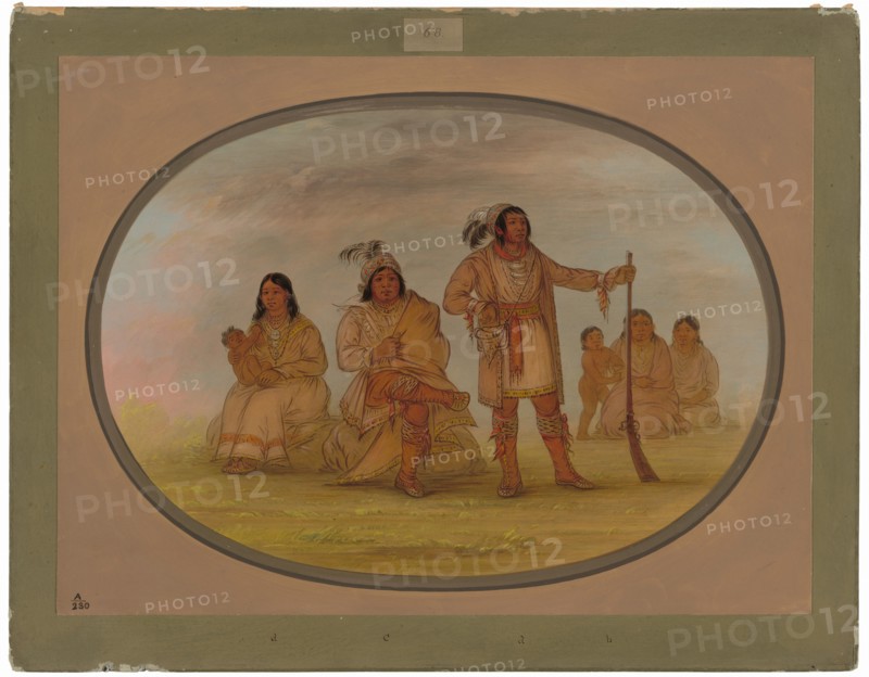 Osceola and Four Seminolee Indians
