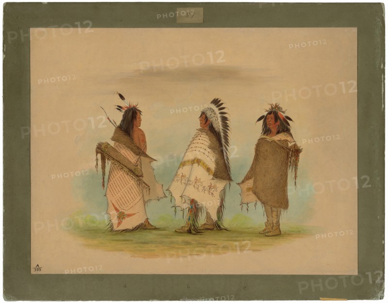Three Shoshonee Warriors