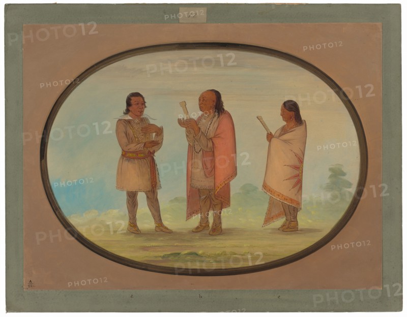 Kickapoo Indians Preaching and Praying