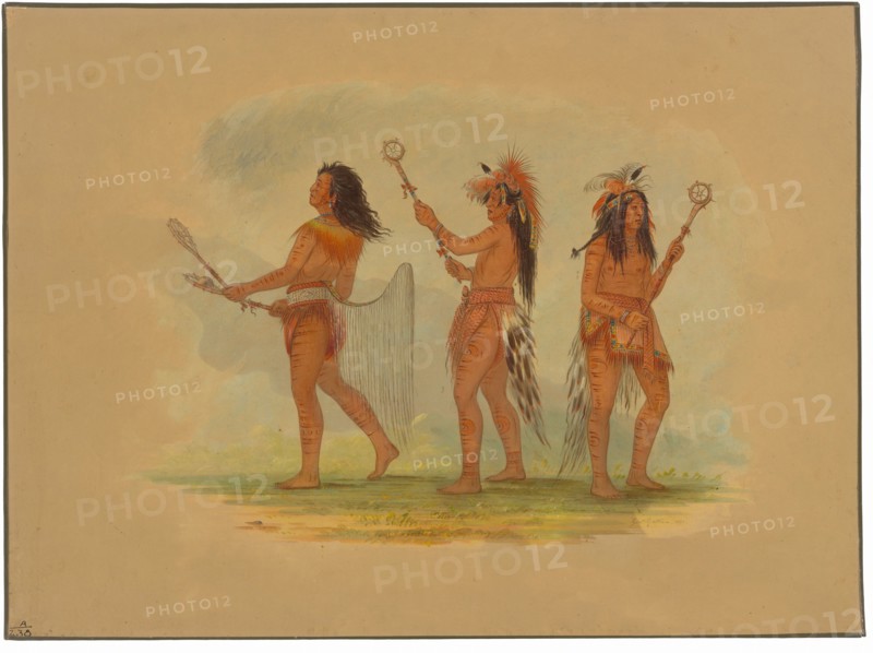 Three Celebrated Ball Players - Choctaw