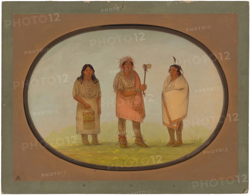Three Piankeshaw Indians