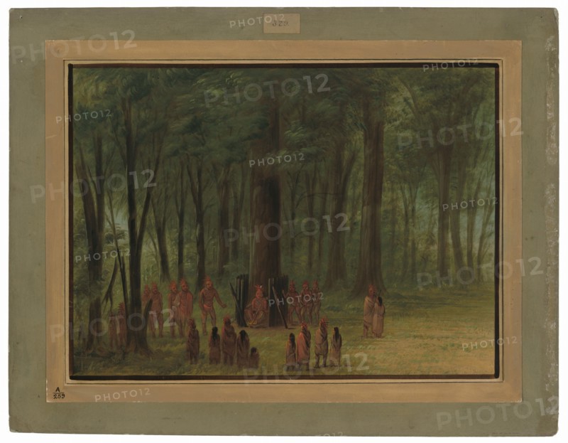 Funeral of Black Hawk - Saukie