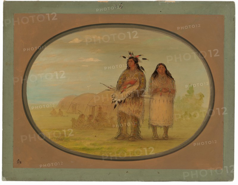 Riccarree Chief and His Wife