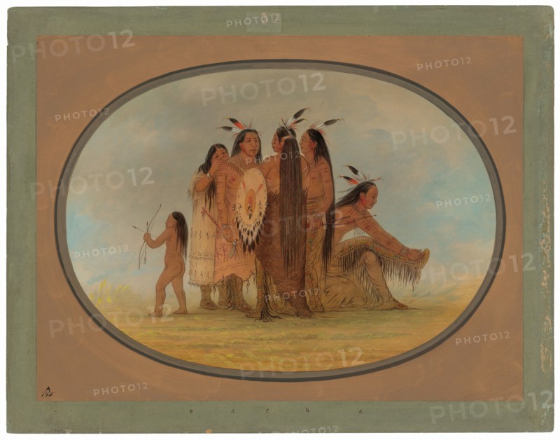 Four Mandan Warriors