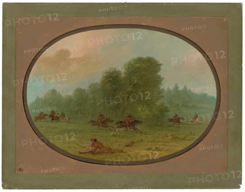 Battle between the Jiccarilla Apachees and Camanchees