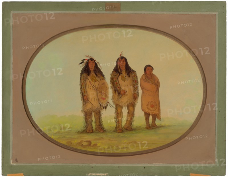 Two Nezperce Warriors and a Boy