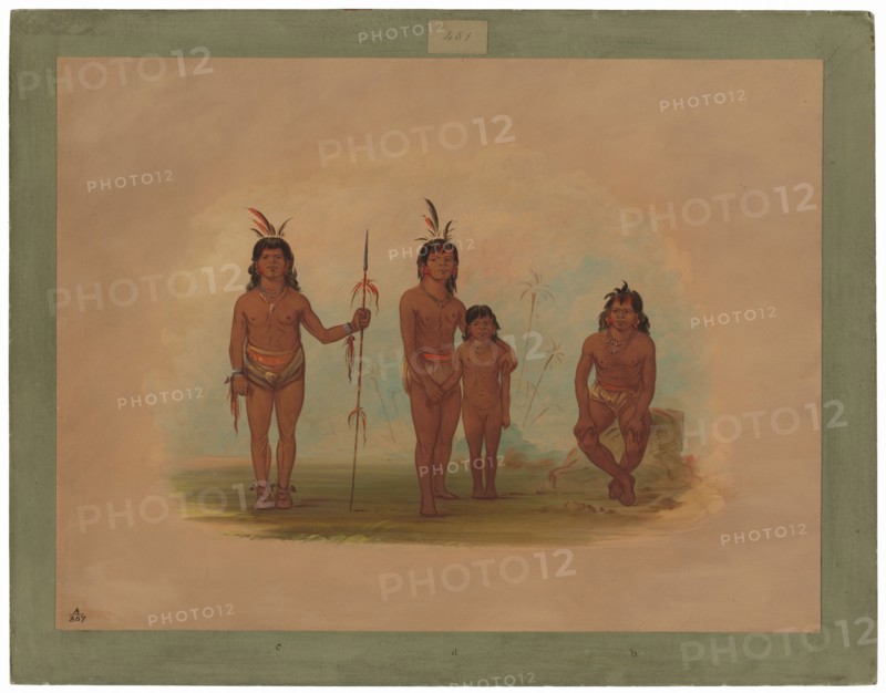 Four Goo-a-give Indians