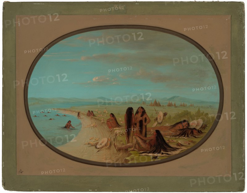 Crow Warriors Bathing