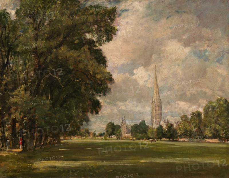 Salisbury Cathedral from Lower Marsh Close