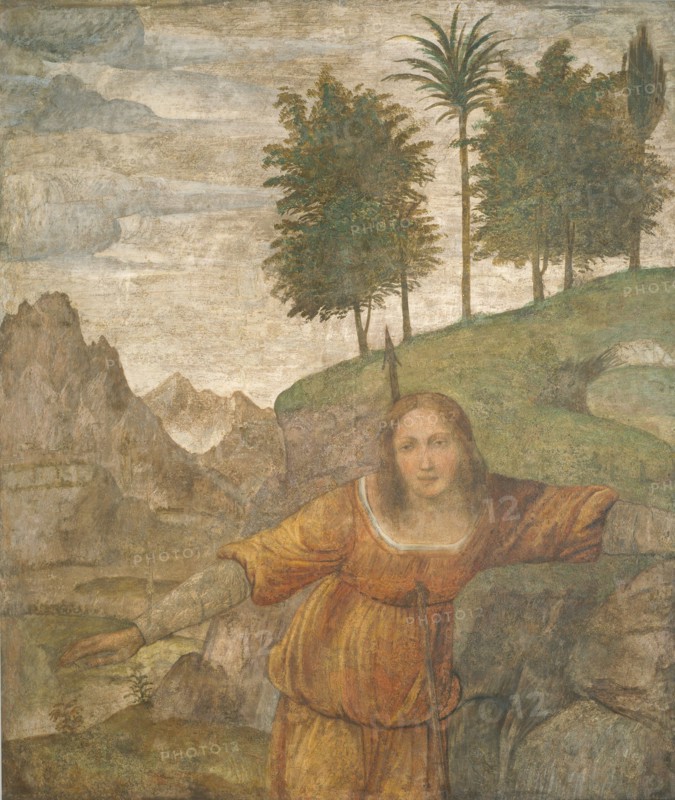 Procris Pierced by Cephalus' Javelin