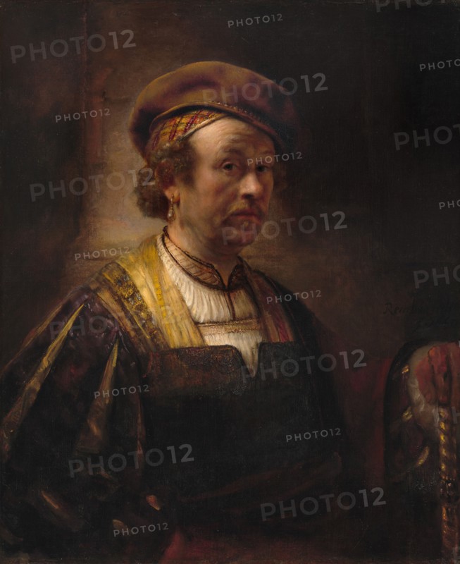 Portrait of Rembrandt, 1650. Creator: Workshop of Rembrandt.