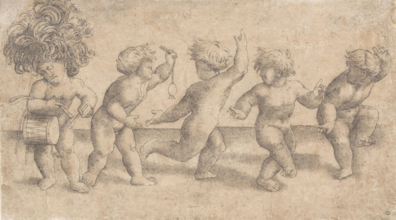 Five Dancing Putti