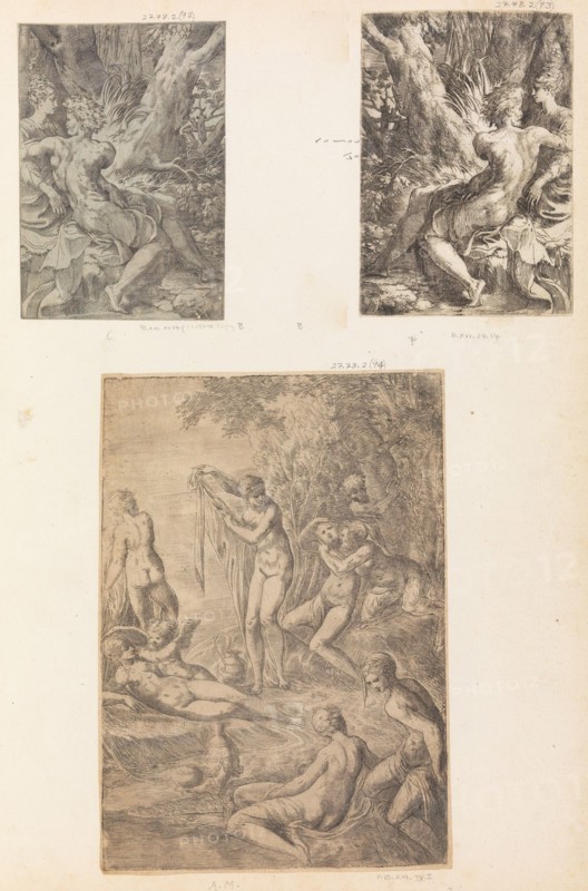 Nymphs Bathing