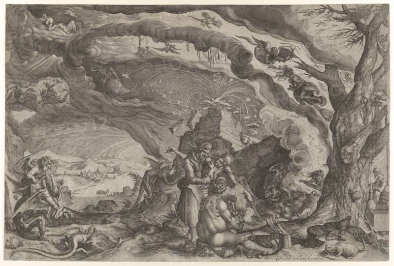 Witches Preparing for Sabbath