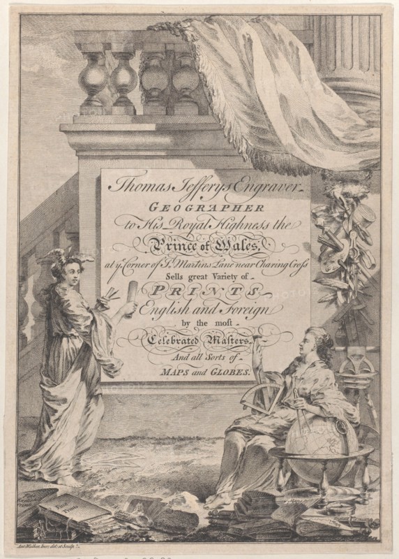 Trade Card for Thomas Jefferys