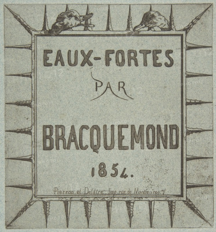 Eaux-fortes par Bracquemond