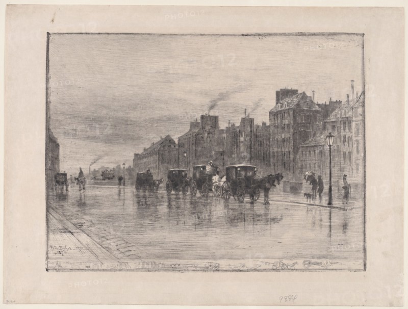 Winter Morning on the Quai de l'Hôtel Dieu