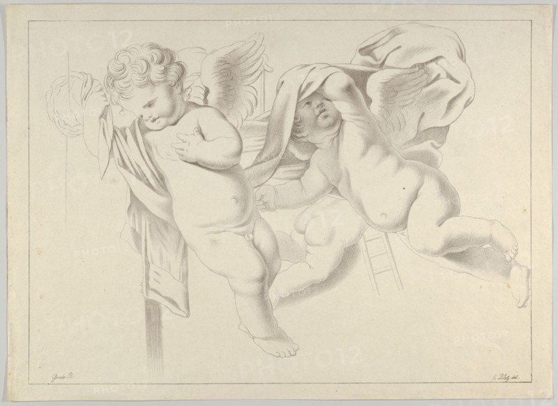 Study of three putti