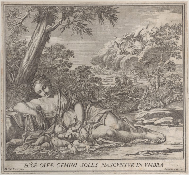 Latona and her sleeping twins