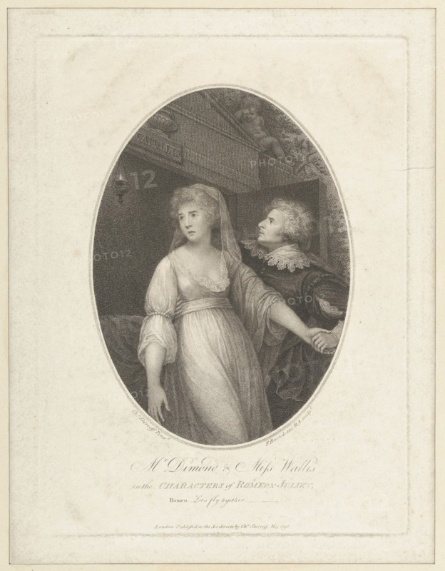 Mr. Dimond and Miss Wallis in the Characters of Romeo and Juliet