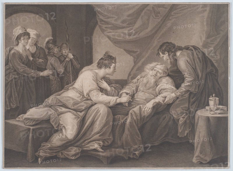 King Lear and Cordelia