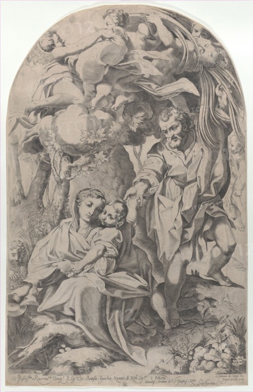The rest on the flight into Egypt
