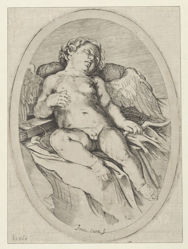 Cupid asleep