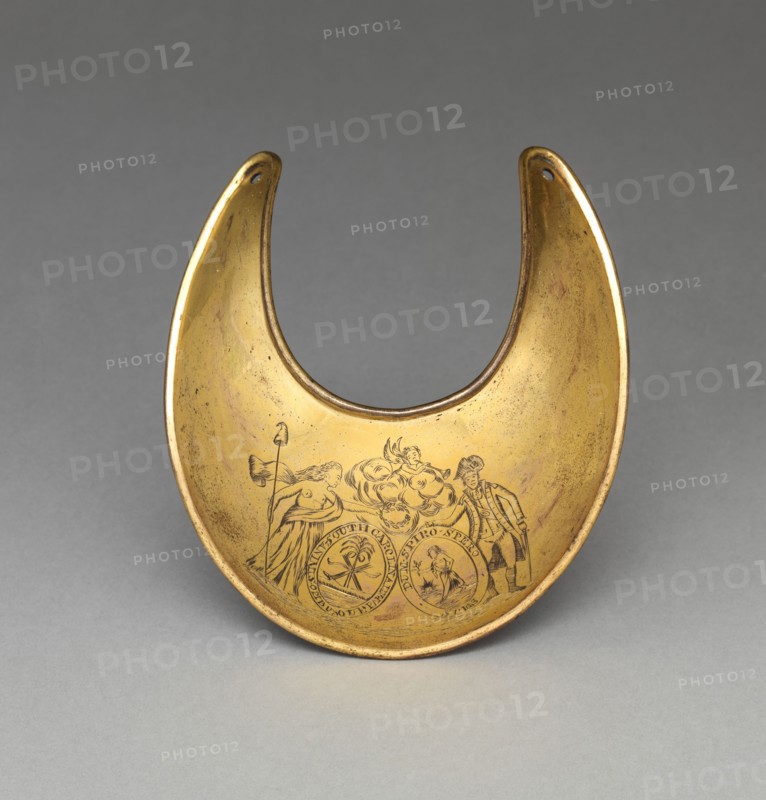 Gorget for an Officer of the South Carolina Infantry Regiment