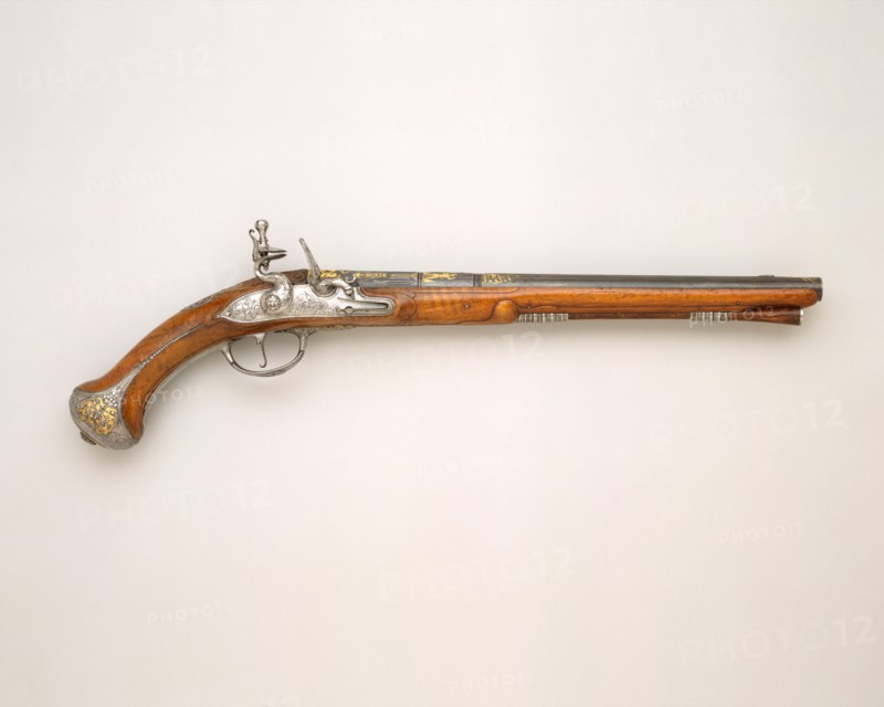 Flintlock Pistol Made for Charles XI of Sweden