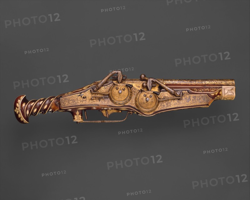 Double-Barreled Wheellock Pistol Made for Emperor Charles V