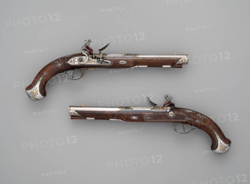 Pair of Flintlock Pistols Made for Grand Duke Constantine Pavlovich of Russia