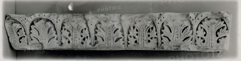 Fragment from a Molding with Acanthus Clusters under Arcades
