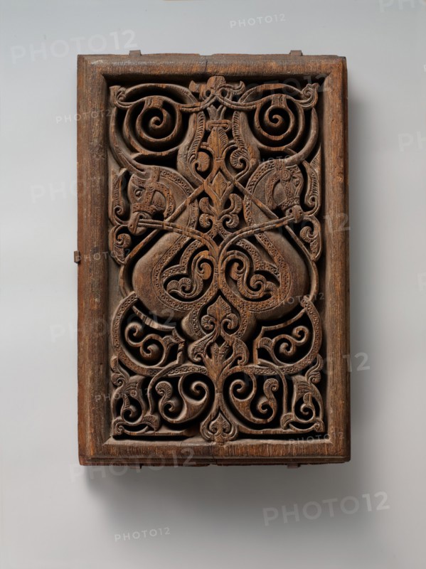 Panel with Horse Heads