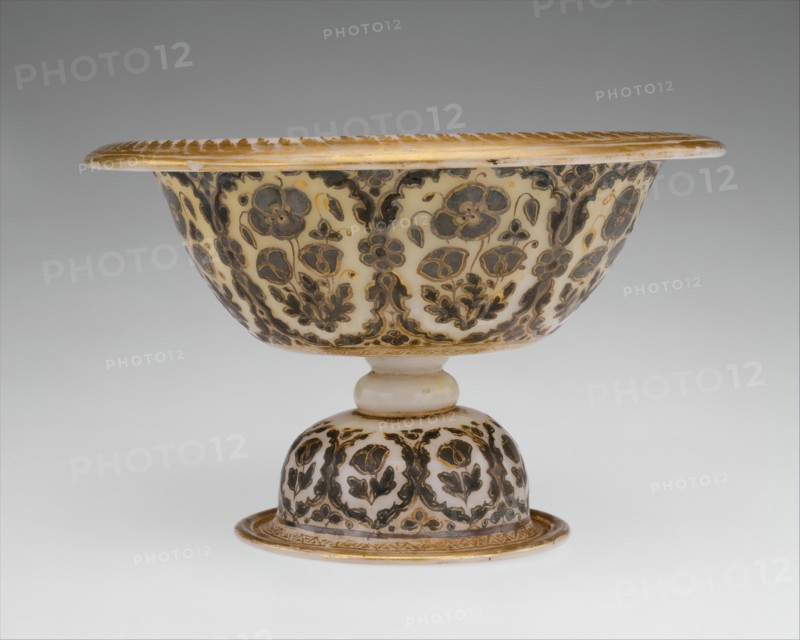 Footed Bowl and Plate