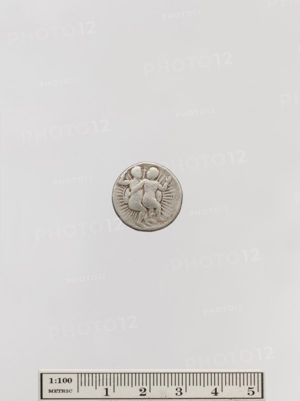 Coin with Gemini Zodiac Sign