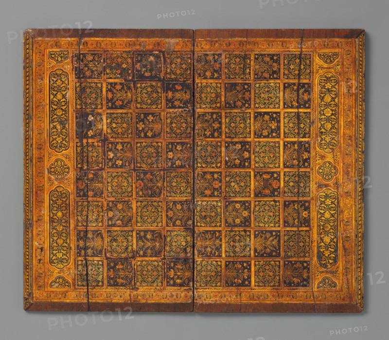 Painted and Inlaid Game Board