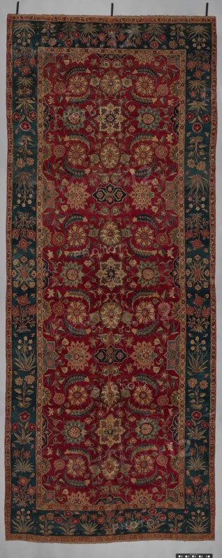 Carpet with Scrolling Vines and Blossoms