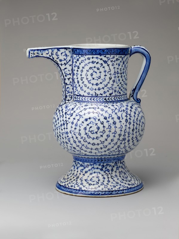 Ewer with 'Tughra-Illuminator' Style Decoration