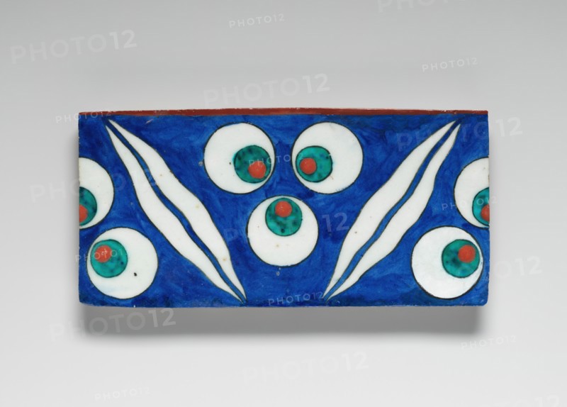 Tile with Cintamani Design