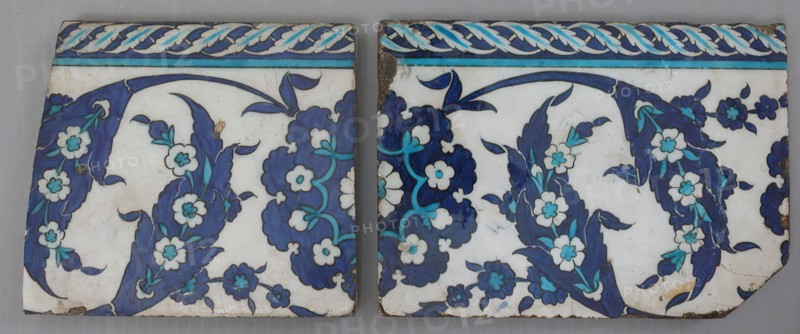 Border Tiles with 'Saz' Leaf Design