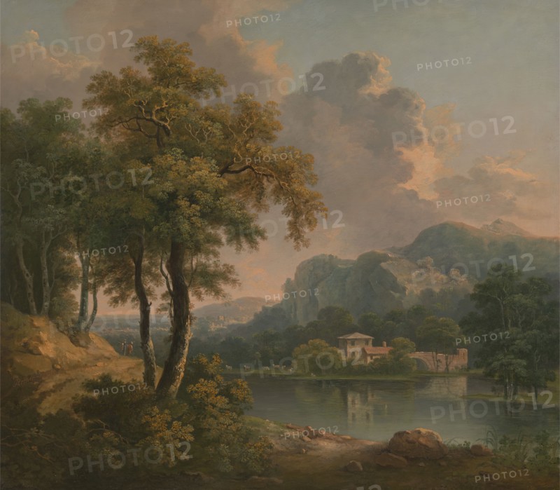 Wooded Hilly Landscape, 1785.