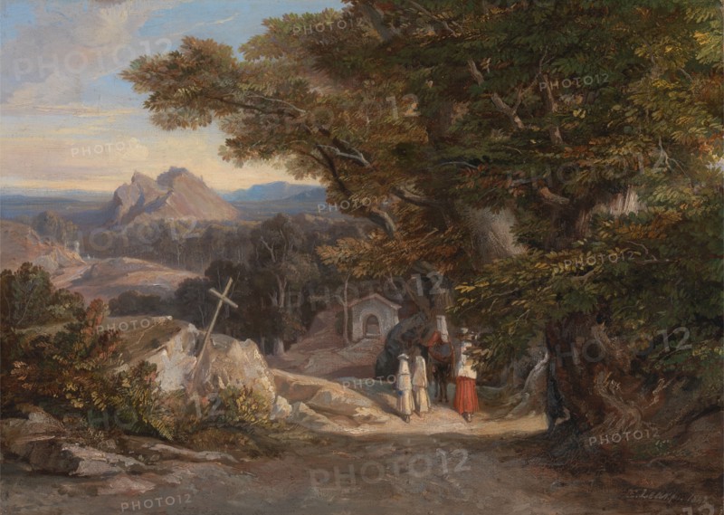 Between Olavano L'Civitella, 1842.