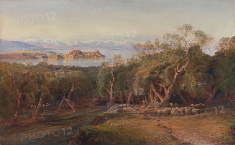 Corfu from Ascension, 1862.